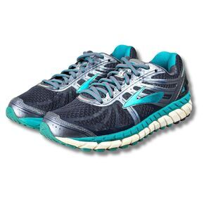 Brooks Ariel 16 Running Shoes Sneakers Women's Size 8 Indigo Turquoise
